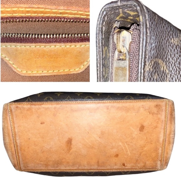 LOUIS VUITTON Authentic Cabas Mezzo TH0032 Shoulder Bag Code Large Tote Bag - Picture 4 of 13